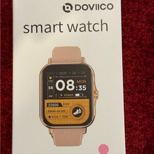 Smartwatch - Gold and Tan